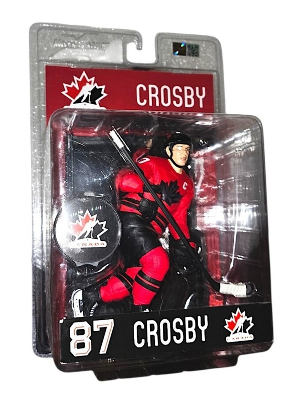 McFarlane NHL Hockey Sidney Crosby 87 Static Figure 7" Team Canada 2026 NEW